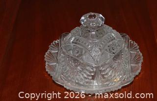 MaxSold Auction: Antique Pressed Glass Butter Dish - Kawartha Lakes (Ontario, Canada) SELLER MANAGED Estate Sale Online Auction - Evergreen Street