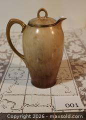 MaxSold Auction: Coco Pot - Vintage Royal Munich Z.S. & Co. Bavaria, hand painted fruit & wood. Perfect condition. Circa 1900-1940  - Kawartha Lakes (Ontario, Canada) SELLER MANAGED Estate Sale Online Auction - Evergreen Street