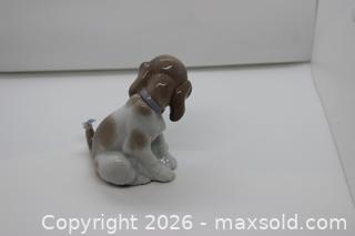 MaxSold Auction: Lladró Porcelain Puppy Figurine, White & Brown/Tan, Under 6 in - Kawartha Lakes (Ontario, Canada) SELLER MANAGED Estate Sale Online Auction - Evergreen Street