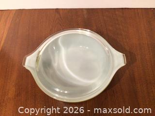 MaxSold Auction: Matching white-lidded round casserole with clear lid. - Kawartha Lakes (Ontario, Canada) SELLER MANAGED Estate Sale Online Auction - Evergreen Street