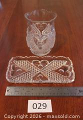 MaxSold Auction: Old pressed glass bed/bathroom set, hairbrush holder & dresser dish - Kawartha Lakes (Ontario, Canada) SELLER MANAGED Estate Sale Online Auction - Evergreen Street