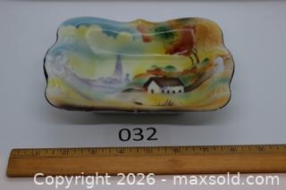 MaxSold Auction: Prov Saxe ES Germany Hand Painted dish - Cottage scene - Kawartha Lakes (Ontario, Canada) SELLER MANAGED Estate Sale Online Auction - Evergreen Street