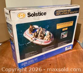 MaxSold Auction: Solstice Voyager 401 Inflatable Boat Kit (1) - Kawartha Lakes (Ontario, Canada) SELLER MANAGED Estate Sale Online Auction - Evergreen Street