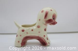 MaxSold Auction: Vintage Porcelain Puppy Vase Cream & Pink, Unmarked - Kawartha Lakes (Ontario, Canada) SELLER MANAGED Estate Sale Online Auction - Evergreen Street