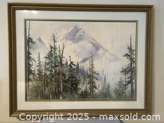 MaxSold Auction: Watercolour Artwork - Morning Mists - Markham (Ontario, Canada) SELLER MANAGED Estate Sale Online Auction - Weeping Willow Lane