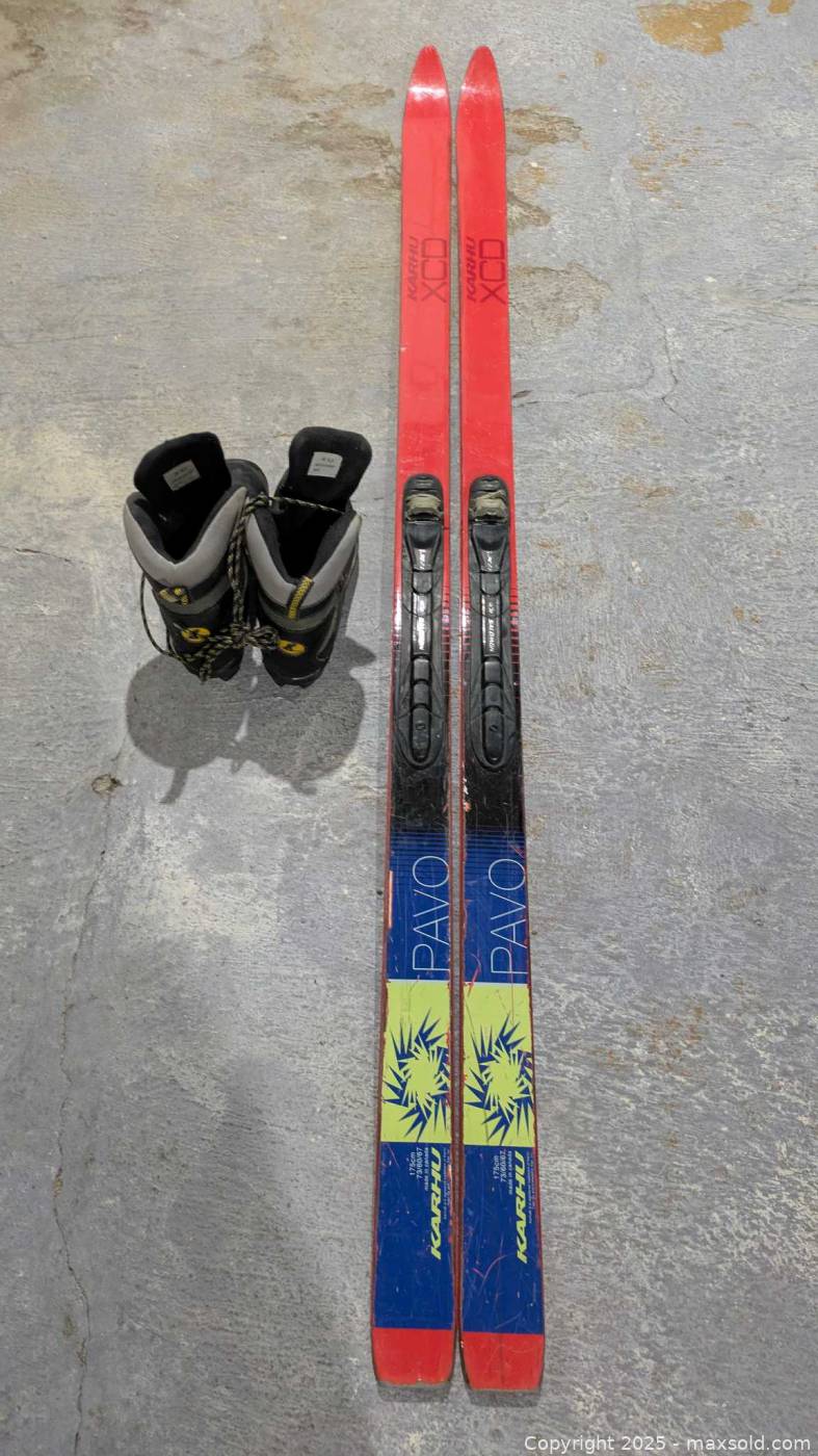 Karhu Pavo 175 cm cross-country skis & boots | Maxsold