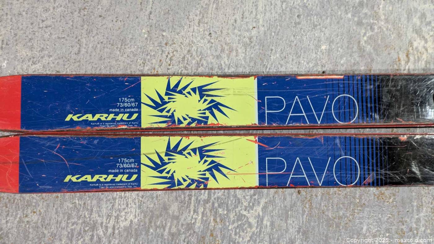 Karhu Pavo 175 cm cross-country skis & boots | Maxsold