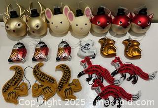 MaxSold Auction: Assorted Animal Ornaments - Lot of 19 - Toronto (Ontario, Canada) SELLER MANAGED Downsizing Online Auction - Logan Avenue