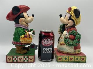 MaxSold Auction: Disney Traditions &#34;Spirit of Generosity&#34; and &#34;Heartwarming Holiday&#34; Figures by Jim Shore Designs (2005) - 9 inches tall - Toronto (Ontario, Canada) SELLER MANAGED Downsizing Online Auction - Logan Avenue
