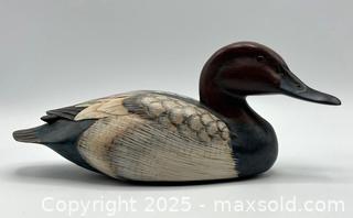 MaxSold Auction: Handpainted Wood Duck - 11 inches long - Toronto (Ontario, Canada) SELLER MANAGED Downsizing Online Auction - Logan Avenue