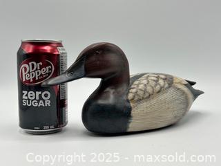 MaxSold Auction: Handpainted Wood Duck - 11 inches long - Toronto (Ontario, Canada) SELLER MANAGED Downsizing Online Auction - Logan Avenue