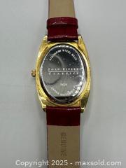 MaxSold Auction: Joan Rivers Classics Watch (working - new battery) - Red - Toronto (Ontario, Canada) SELLER MANAGED Downsizing Online Auction - Logan Avenue