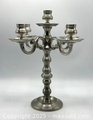 MaxSold Auction: Pewter Candelabra (holds 5 candles) - 12 inches tall - Toronto (Ontario, Canada) SELLER MANAGED Downsizing Online Auction - Logan Avenue
