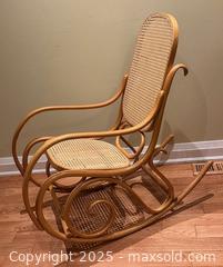 MaxSold Auction: Thonet-Style Bentwood Rocking Chair - 40 inches tall - Toronto (Ontario, Canada) SELLER MANAGED Downsizing Online Auction - Logan Avenue