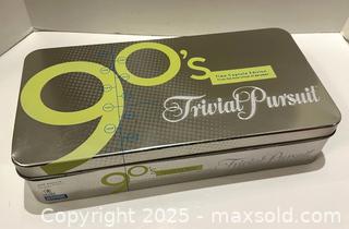 MaxSold Auction: Trivial Pursuit Game - Time Capsule 90s Edition - Metal Tin - Toronto (Ontario, Canada) SELLER MANAGED Downsizing Online Auction - Logan Avenue