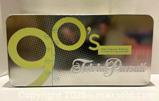 MaxSold Auction: Trivial Pursuit Game - Time Capsule 90s Edition - Metal Tin - Toronto (Ontario, Canada) SELLER MANAGED Downsizing Online Auction - Logan Avenue