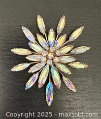 MaxSold Auction: Vintage Aurora Borealis Brooch  - Toronto (Ontario, Canada) SELLER MANAGED Downsizing Online Auction - Logan Avenue