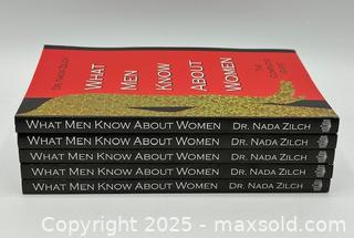 MaxSold Auction: What Men Know About Women by Dr Nada Zilch - Softcover Notebook - 5 copies - Toronto (Ontario, Canada) SELLER MANAGED Downsizing Online Auction - Logan Avenue