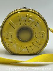 MaxSold Auction: Yellow Metal Life Saver Purse with Strap - Toronto (Ontario, Canada) SELLER MANAGED Downsizing Online Auction - Logan Avenue