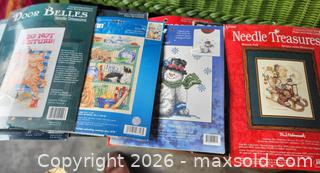 MaxSold Auction: Counted Cross Stitch Kits & Pre-Cut Aida Tablecloth, Lot of  9 - Orillia (Ontario, Canada) SELLER MANAGED Downsizing Online Auction - Harvie Settlement Road (STORAGE)