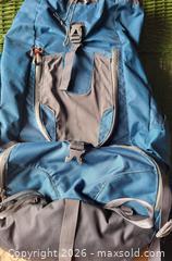 MaxSold Auction: Ferrino Top-Loading Hiking/Backpacking Pack, Blue with Grey Accents - Orillia (Ontario, Canada) SELLER MANAGED Downsizing Online Auction - Harvie Settlement Road (STORAGE)
