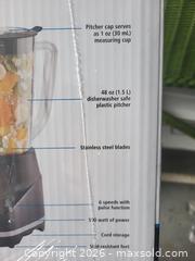 MaxSold Auction: Mainstays 6-Speed Countertop Blender, 48 oz Pitcher brand  new - Orillia (Ontario, Canada) SELLER MANAGED Downsizing Online Auction - Harvie Settlement Road (STORAGE)