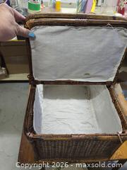 MaxSold Auction: Picnic basket - Orillia (Ontario, Canada) SELLER MANAGED Downsizing Online Auction - Harvie Settlement Road (STORAGE)