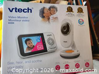 MaxSold Auction: V-Tech video and sound monitor - brand new, still in box! - Orillia (Ontario, Canada) SELLER MANAGED Downsizing Online Auction - Harvie Settlement Road (STORAGE)