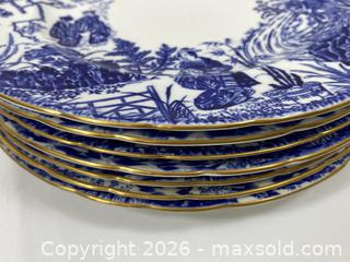 MaxSold Auction: Blue Mikado Royal Crown Derby Plate Lot - Ottawa (Ontario, Canada) PARTNER MANAGED Estate Sale Online Auction - Scrivens Drive
