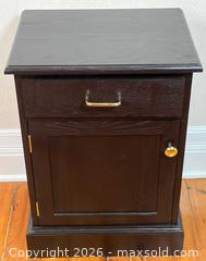MaxSold Auction: Wood Nightstand  - Ottawa (Ontario, Canada) PARTNER MANAGED Estate Sale Online Auction - Scrivens Drive
