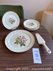 MaxSold Auction: Eastern China Cake Set - Maple Glen (Pennsylvania, USA) SELLER MANAGED Reseller Online Auction - Salaway Court