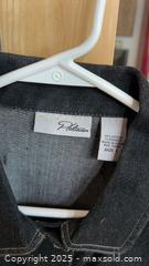 MaxSold Auction: Good Jeans_Chico's Size 1 Jean Jacket - Bling Buttons - Maple Glen (Pennsylvania, USA) SELLER MANAGED Reseller Online Auction - Salaway Court