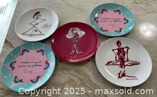 MaxSold Auction: Star Power_Whatever It Takes Plates: Penelope Cruz, Nicole Kidman, Claudia Schiffer, Donna Karan - Maple Glen (Pennsylvania, USA) SELLER MANAGED Reseller Online Auction - Salaway Court