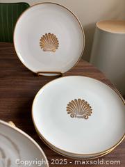 MaxSold Auction: Vintage Gold Trim Plate Set  - Maple Glen (Pennsylvania, USA) SELLER MANAGED Reseller Online Auction - Salaway Court