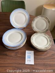 MaxSold Auction: Vintage Plate Set Staffordshire and Theodore Haviland Limoges  - Maple Glen (Pennsylvania, USA) SELLER MANAGED Reseller Online Auction - Salaway Court