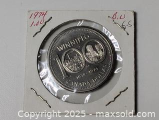 MaxSold Auction: 100 years Manitoba dollar Nickel coin - South Frontenac (Ontario, Canada) SELLER MANAGED Downsizing Online Auction - Battersea Road