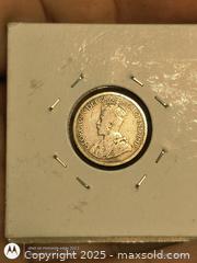 MaxSold Auction: 1917 Sterling silver Newfoundland 10 cent coin - South Frontenac (Ontario, Canada) SELLER MANAGED Downsizing Online Auction - Battersea Road