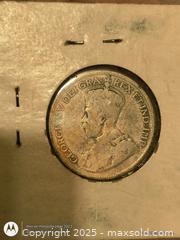 MaxSold Auction: 1936. Dot Key Date 25 Cent coin of canada  - South Frontenac (Ontario, Canada) SELLER MANAGED Downsizing Online Auction - Battersea Road