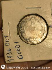 MaxSold Auction: 1936. Dot Key Date 25 Cent coin of canada  - South Frontenac (Ontario, Canada) SELLER MANAGED Downsizing Online Auction - Battersea Road