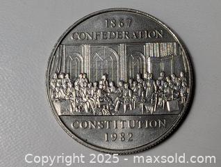 MaxSold Auction: Canadian Constitution 1982 Dollar coin - South Frontenac (Ontario, Canada) SELLER MANAGED Downsizing Online Auction - Battersea Road