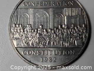 MaxSold Auction: Canadian Constitution 1982 Dollar coin - South Frontenac (Ontario, Canada) SELLER MANAGED Downsizing Online Auction - Battersea Road