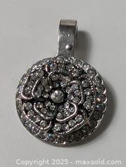 MaxSold Auction: CZ Floral Pendant  - South Frontenac (Ontario, Canada) SELLER MANAGED Downsizing Online Auction - Battersea Road