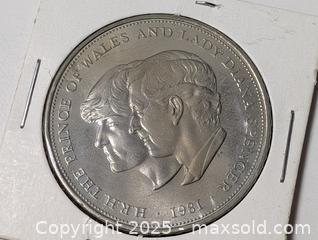 MaxSold Auction: Princess diana and charles coin  - South Frontenac (Ontario, Canada) SELLER MANAGED Downsizing Online Auction - Battersea Road
