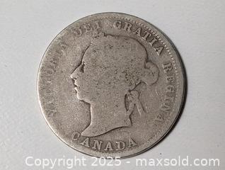 MaxSold Auction: Toned .925 Sterling silver 25 cent - South Frontenac (Ontario, Canada) SELLER MANAGED Downsizing Online Auction - Battersea Road