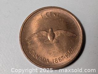 MaxSold Auction: UNC 1967 Centennial Cent Coin - South Frontenac (Ontario, Canada) SELLER MANAGED Downsizing Online Auction - Battersea Road