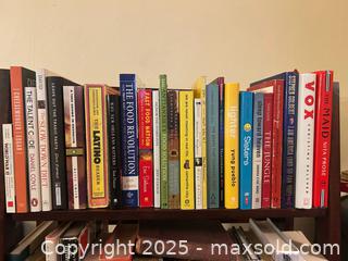 MaxSold Auction: Books and Shelf #2 - Denver (Colorado, USA) SELLER MANAGED Moving Online Auction -  N. Downing