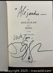 MaxSold Auction: Signed First Edition: A Hologram For The King - Denver (Colorado, USA) SELLER MANAGED Moving Online Auction -  N. Downing