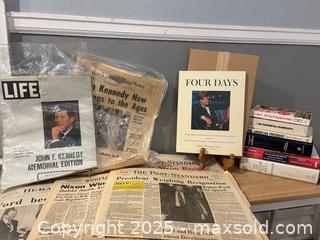 MaxSold Auction: Vintage Nixon/Kennedy Ephemera - Denver (Colorado, USA) SELLER MANAGED Moving Online Auction -  N. Downing