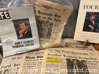 MaxSold Auction: Vintage Nixon/Kennedy Ephemera - Denver (Colorado, USA) SELLER MANAGED Moving Online Auction -  N. Downing