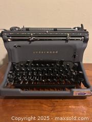 MaxSold Auction: Vintage Underwood Typewriter - Denver (Colorado, USA) SELLER MANAGED Moving Online Auction -  N. Downing